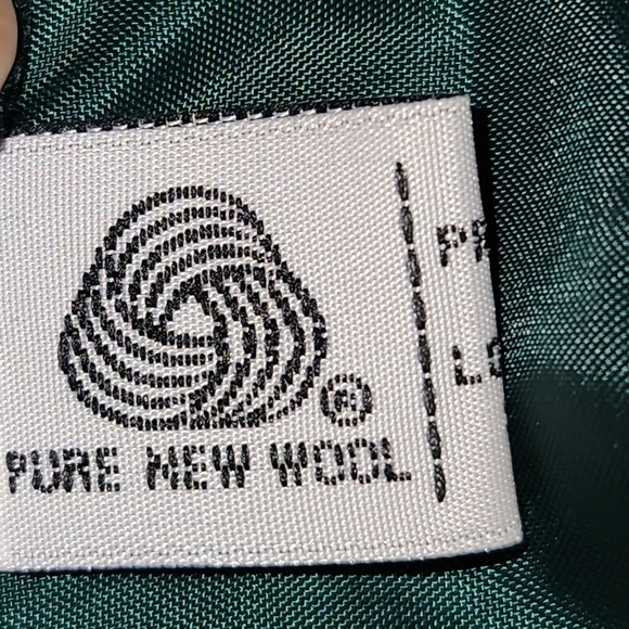 NORTON MCNAUGHTON Vintage Green 100% Wool Skirt - Picture 3 of 9